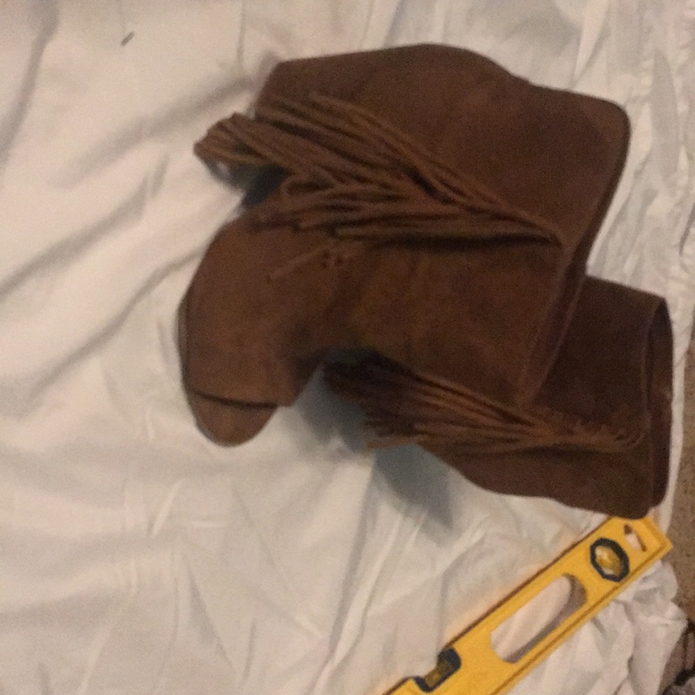 Fun fringe boots